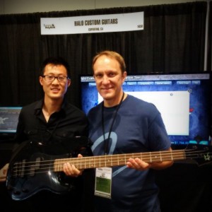 Carey Nordstrand and Jeff Lee at Summer NAMM 2014