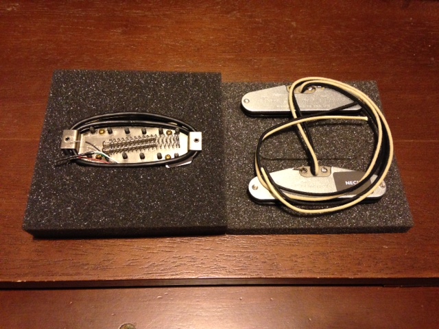 Bare Knuckle Warpig Humbucker, Sinner Single Coil, Front View